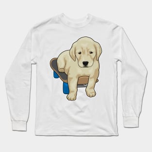 Dog Skater Skateboard Long Sleeve T-Shirt